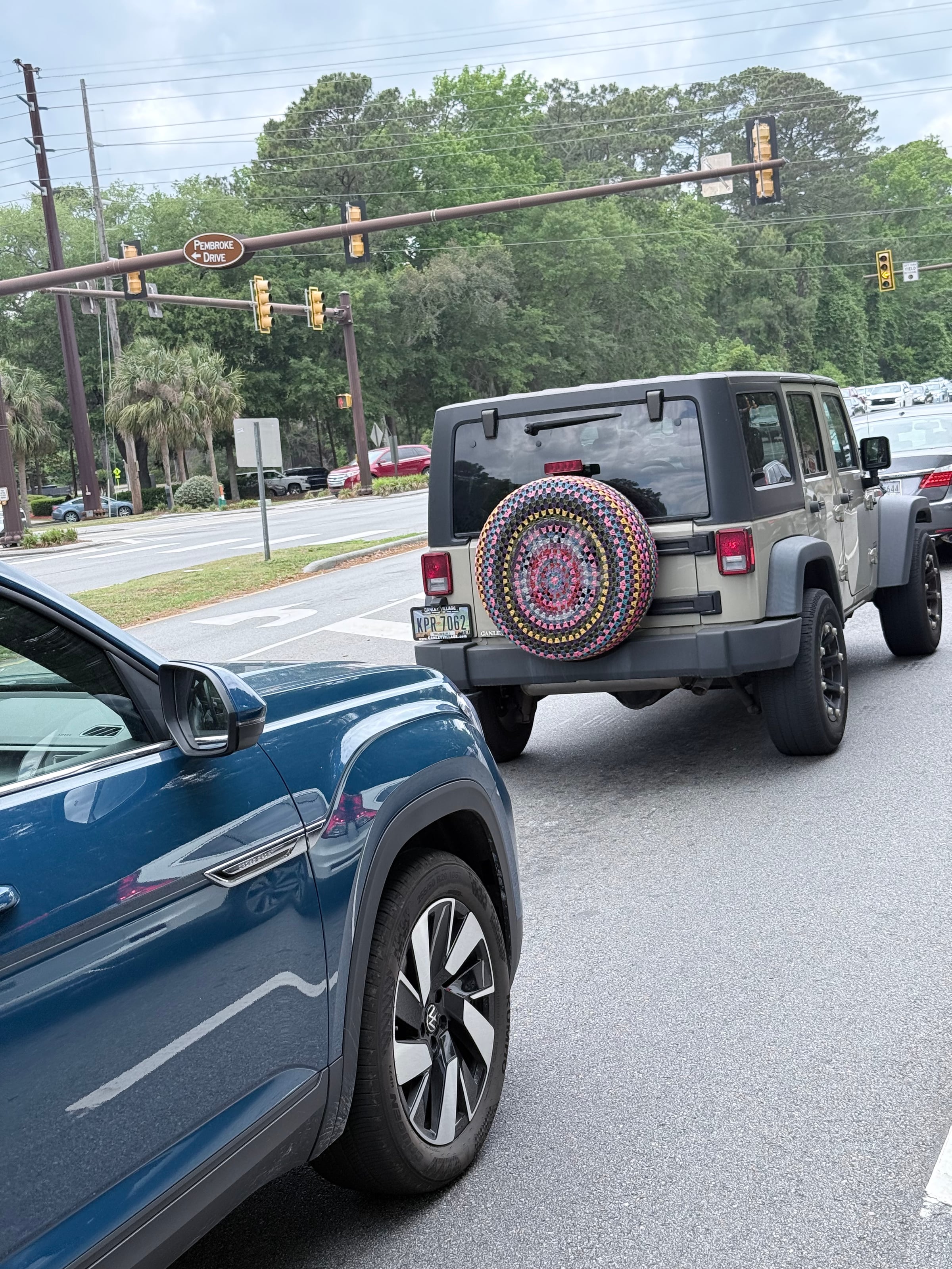 Macrame Wheel Cover